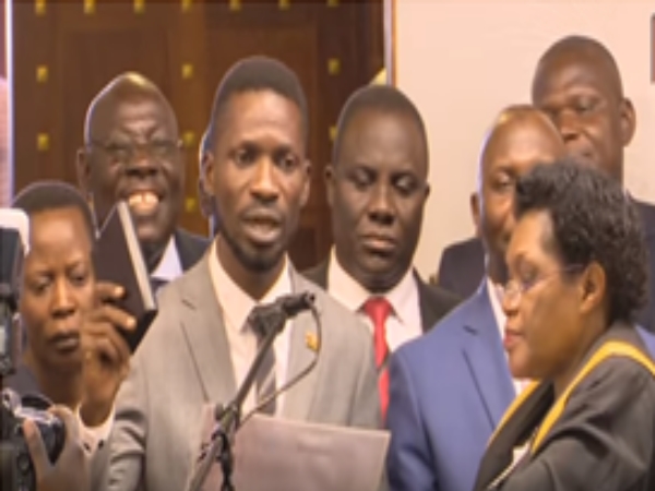 Bobi Wine Swears-In As Kyadondo East MP, Vows To Fight Removal Of Presidential Age Limit