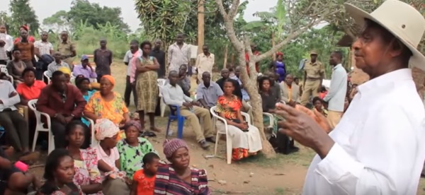 Museveni Visits Victim Families Of Panga Welding Murderers In Bukomansimbi