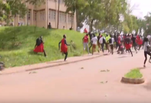 Age Limit Protests: Police Fires Teargas, Bullets To Disperse Rallying MAK Students